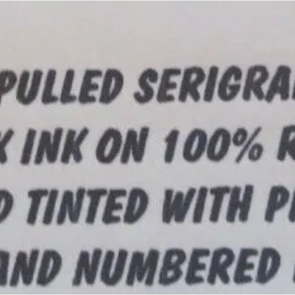 Collectible Bill Bryson 8 X 10. “Heart Headed” Matted Hand Tinted Serigraph - Picture 6 of 8